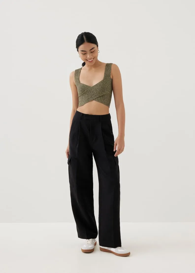 Ansley Knit Reversible Crop Top