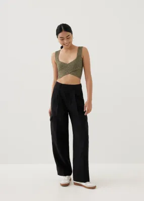 Ansley Knit Reversible Crop Top