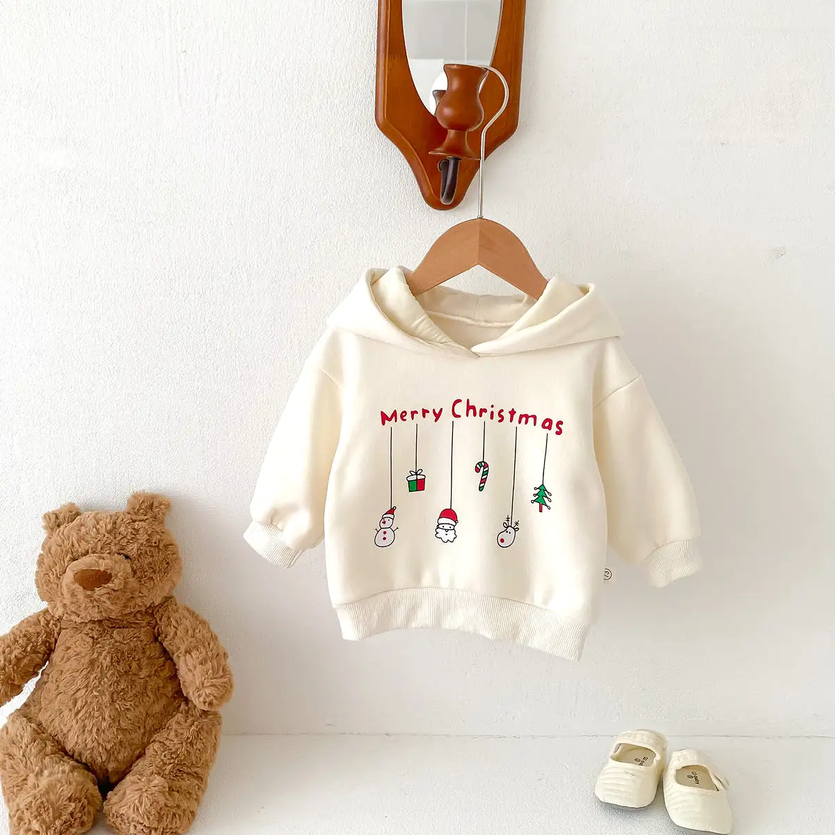 Baby Kid Girls Letters Christmas Hoodies Sweatshirts Wholesale 23101995