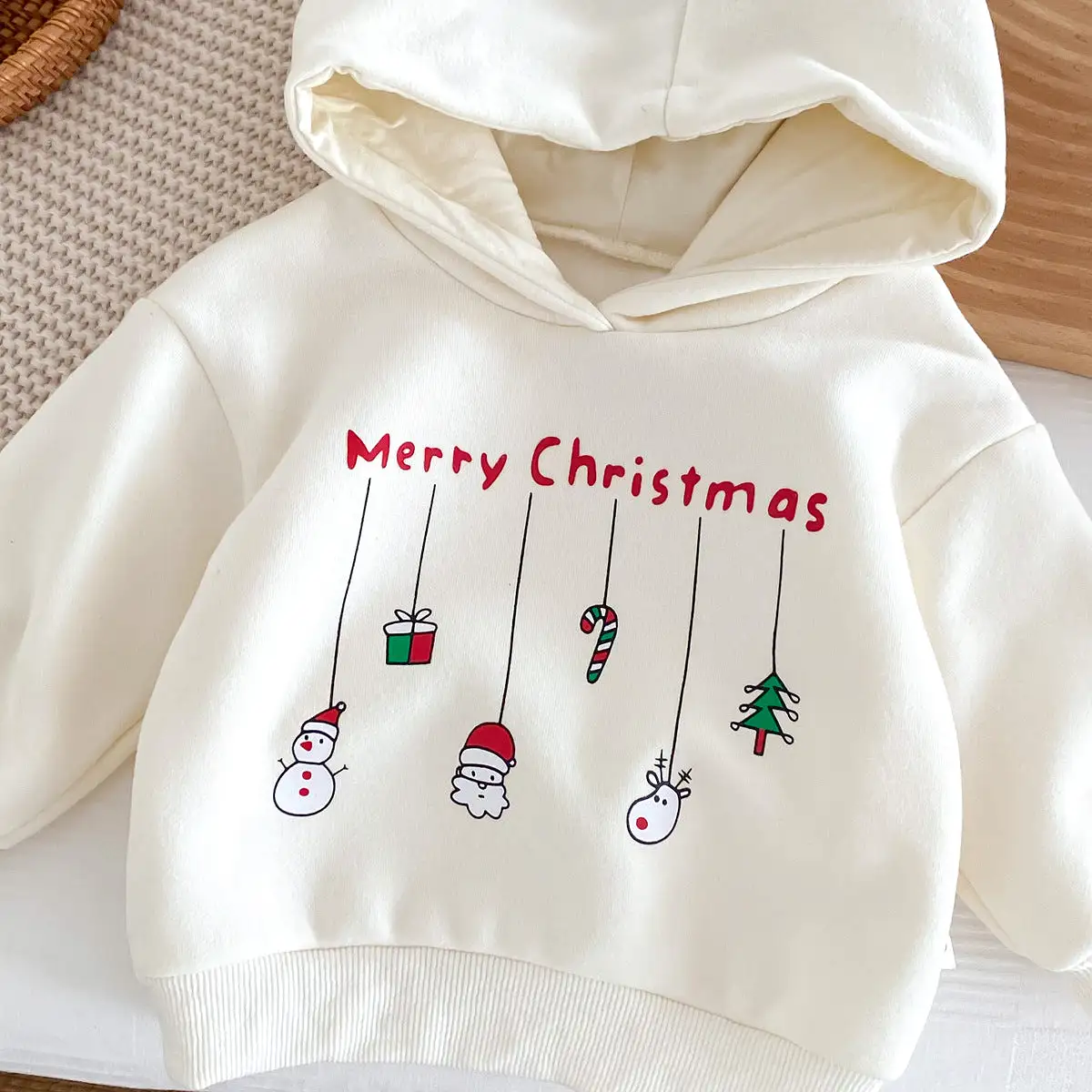 Baby Kid Girls Letters Christmas Hoodies Sweatshirts Wholesale 23101995