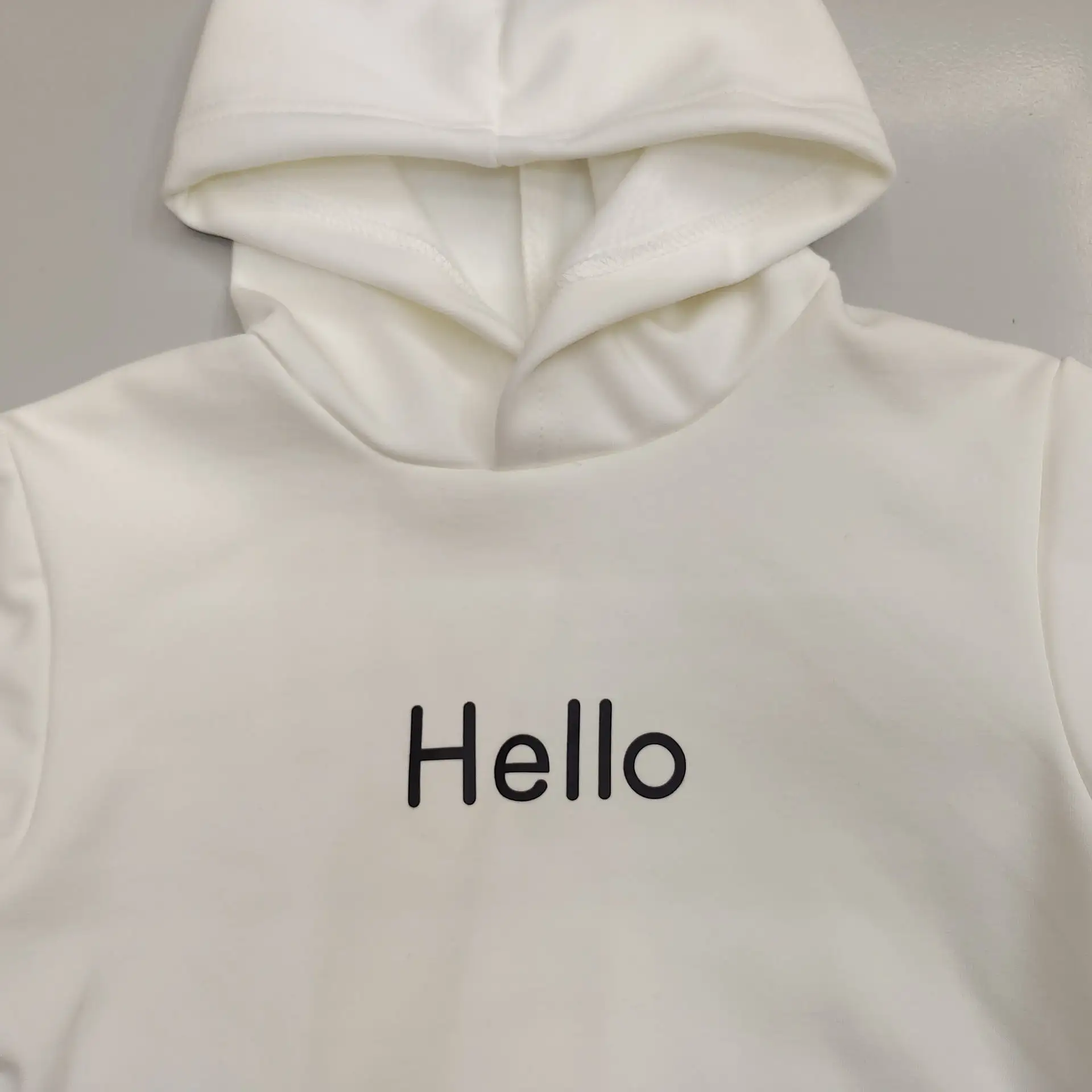 Baby Kid Unisex Solid Color Letters Hoodies Sweatshirts Wholesale 23082805