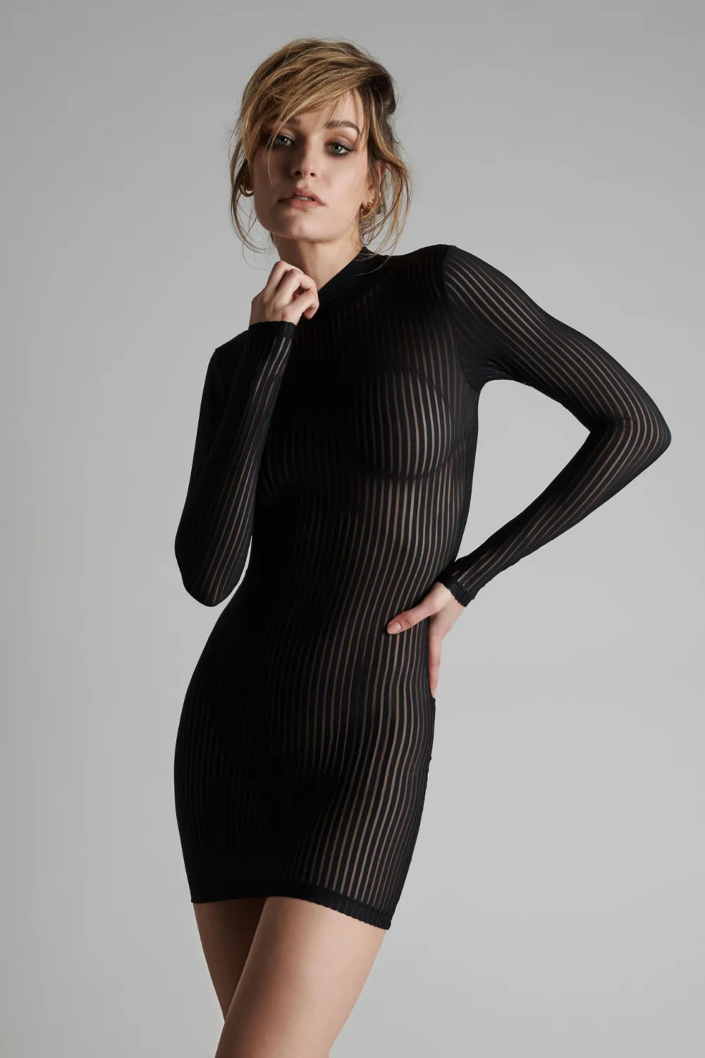 Bande à Part Long Sleeve Mini Dress