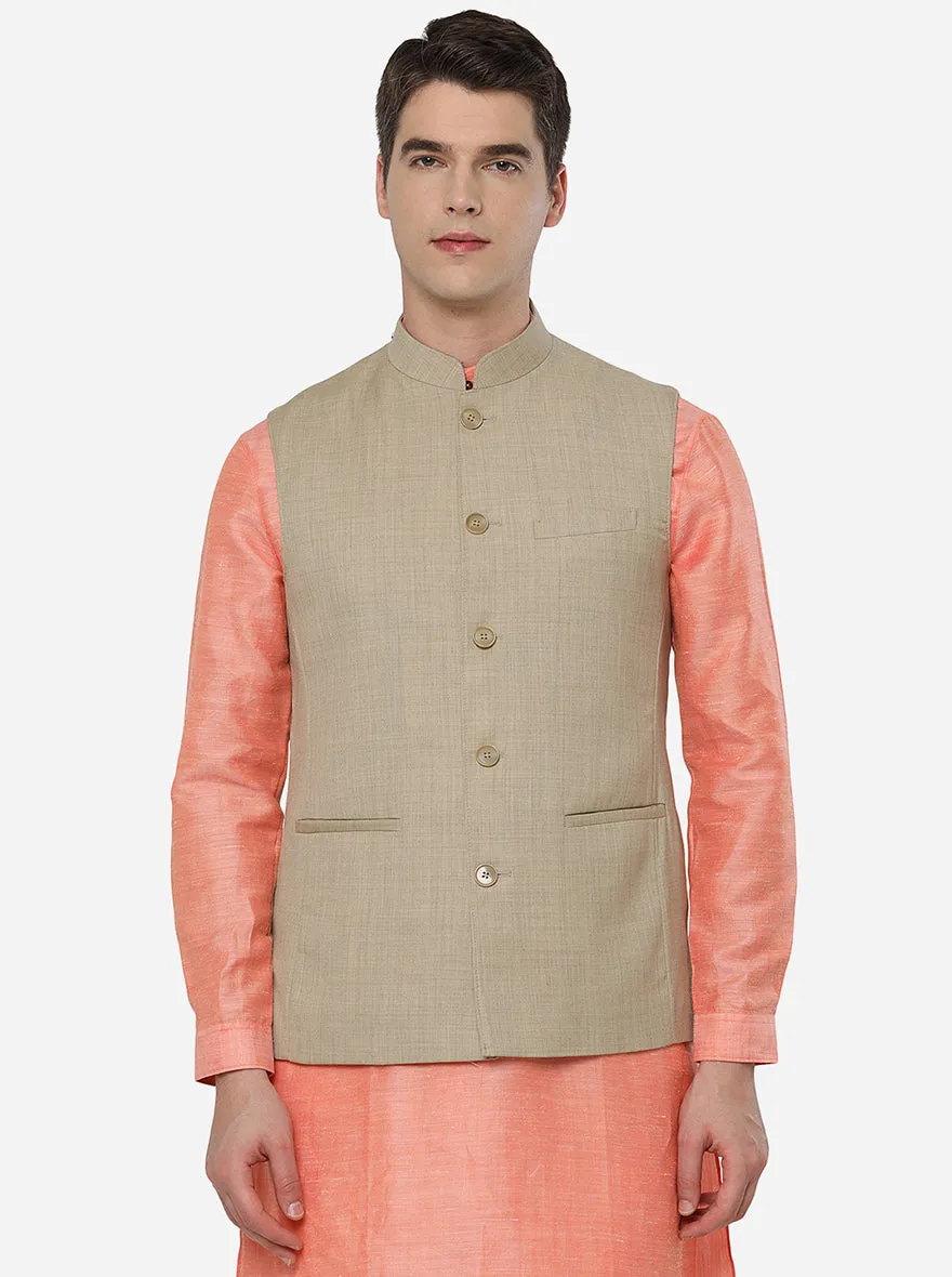 Beige Modi Jacket | JadeBlue