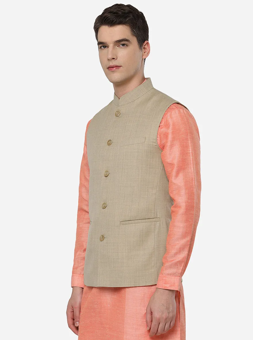 Beige Modi Jacket | JadeBlue