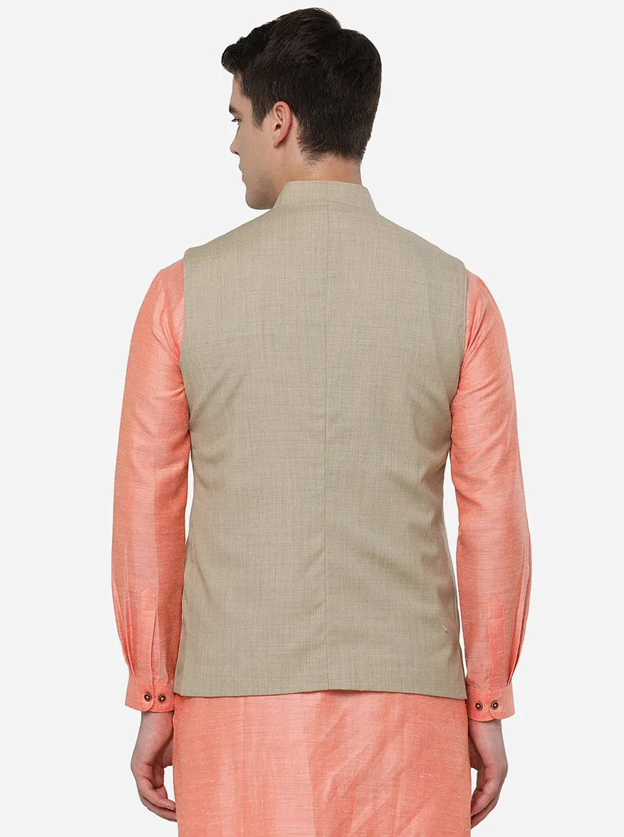 Beige Modi Jacket | JadeBlue