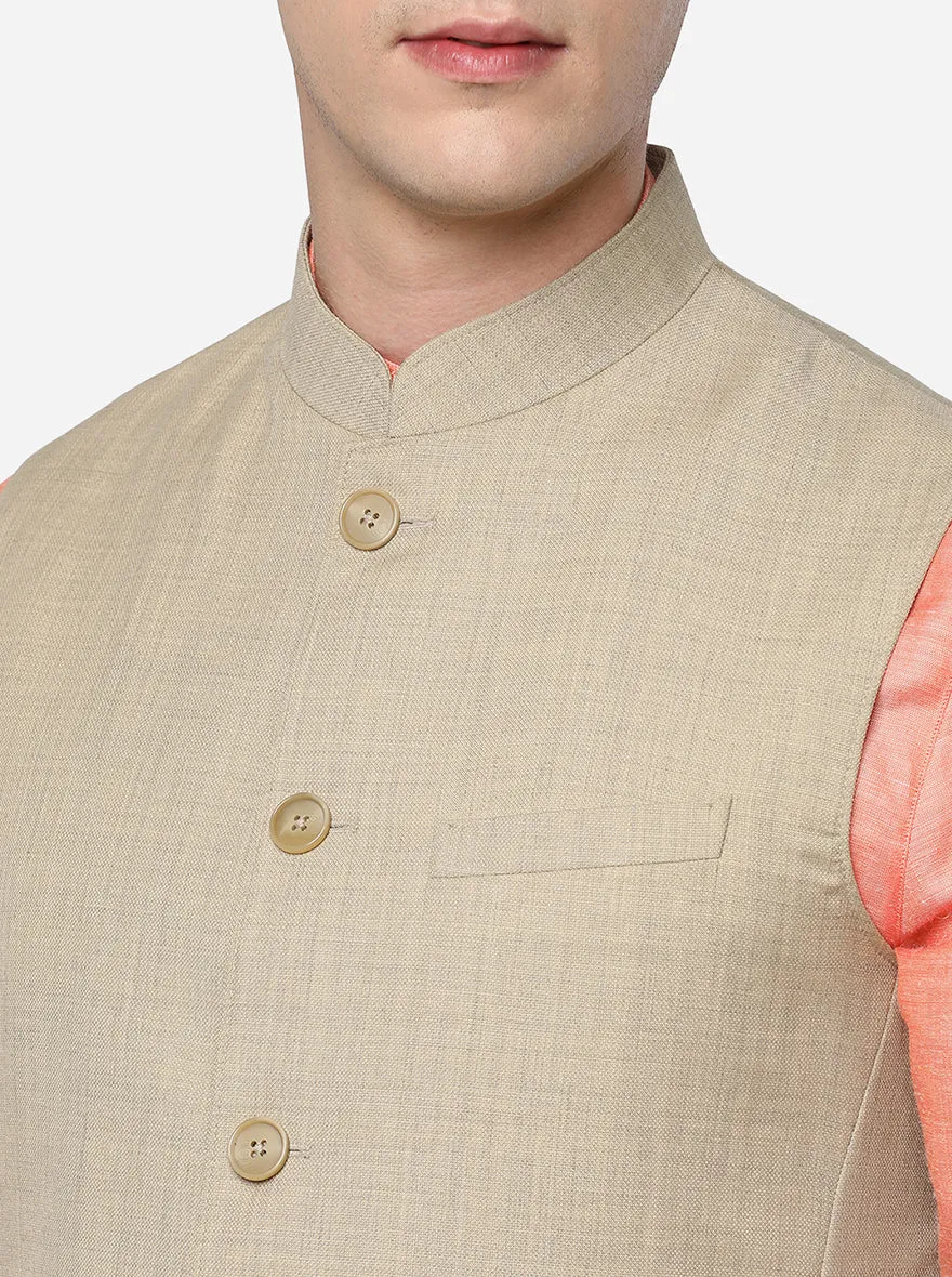 Beige Modi Jacket | JadeBlue