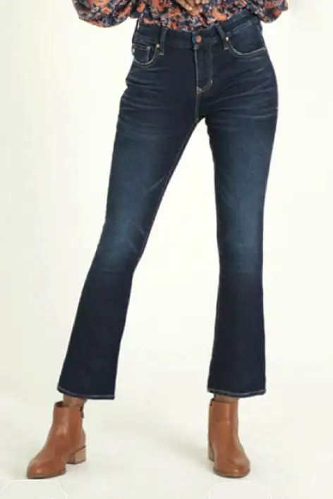 Blaire High Rise Ankle Slim Straight Jeans