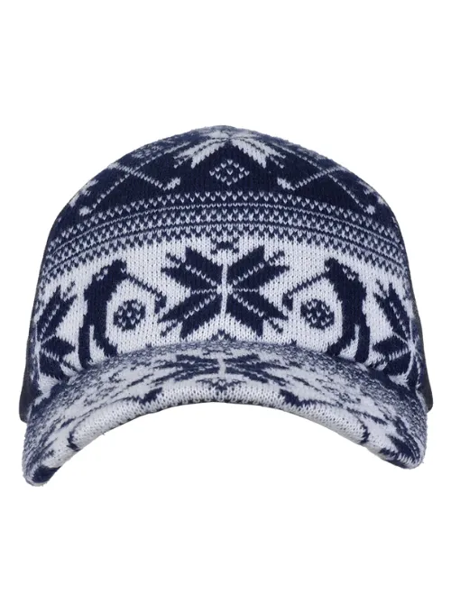 Blue & White Ugly Sweater Hat