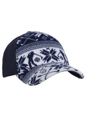 Blue & White Ugly Sweater Hat