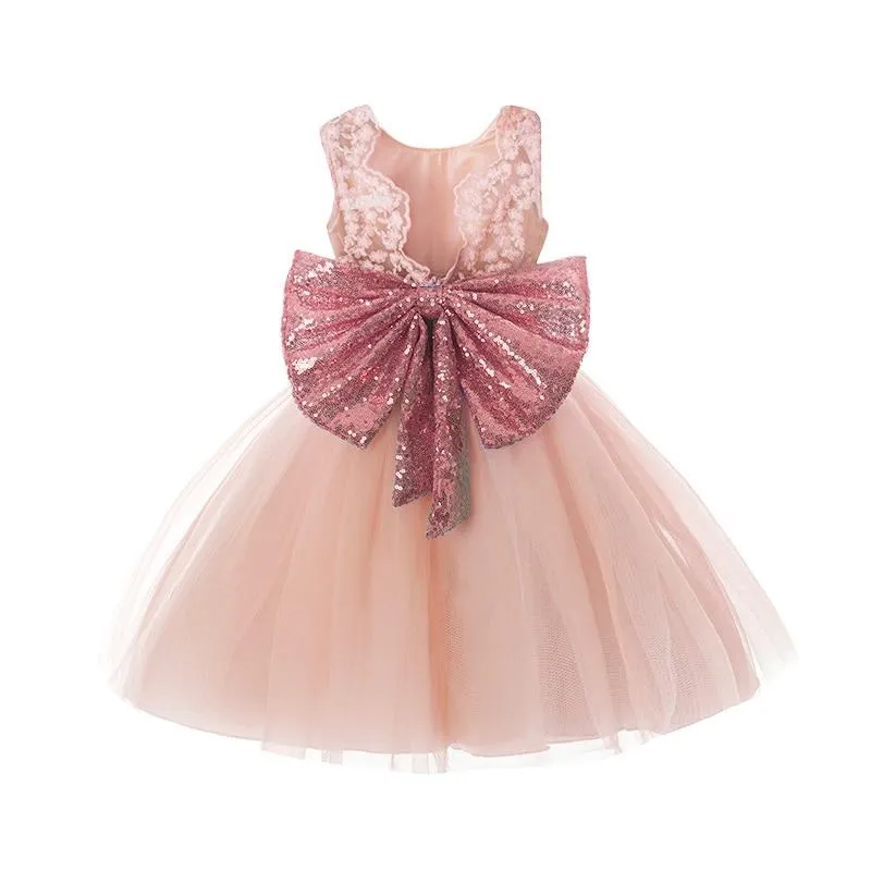 Bow Sparkles Princess Bowtique Dress - Priority Shipping