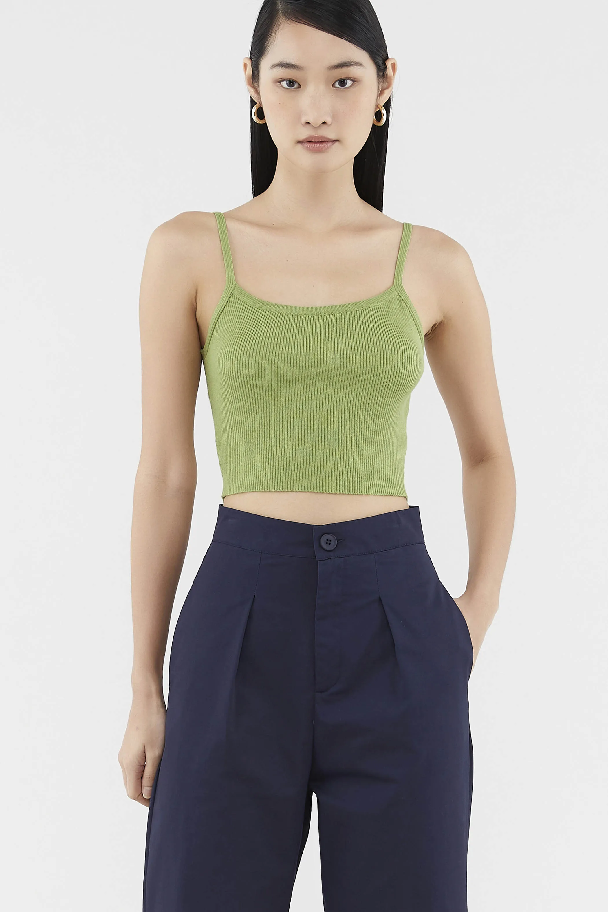 Cadara Knit Crop Top 