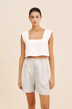 CALEB CROP TOP - IVORY