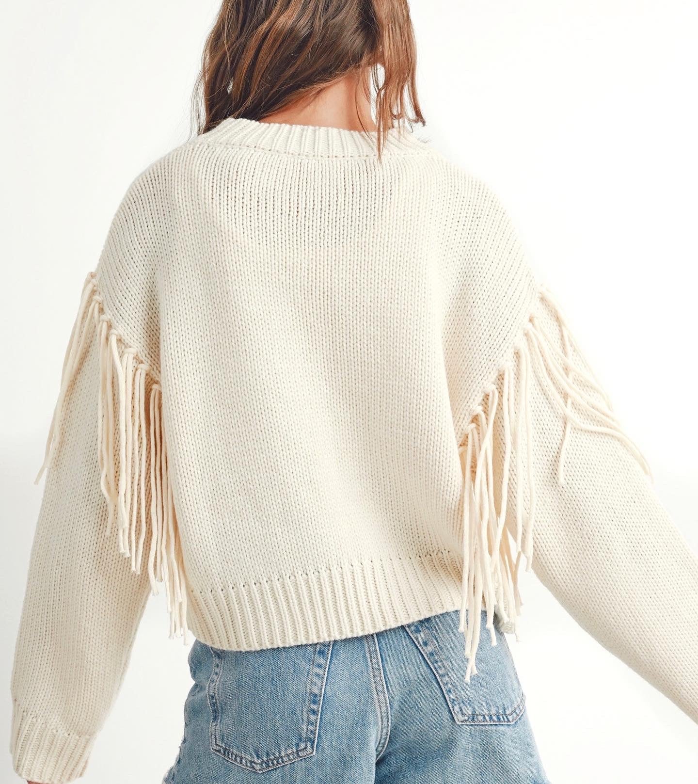 Caleigh Fringe Sweater