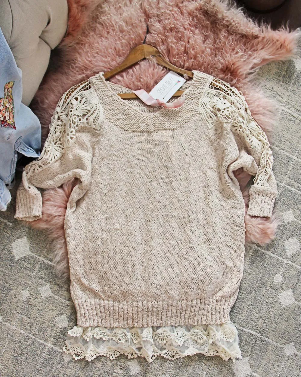 Candy Lace Sweater