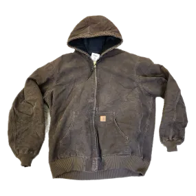 Carhartt - Brown Hooded Jacket - Size X-Large