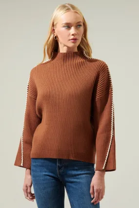 Cole Whipstitch Turtle Neck Sweater