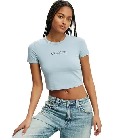 Cotton On Women's Cotton On Crop Fit Graphic Tee