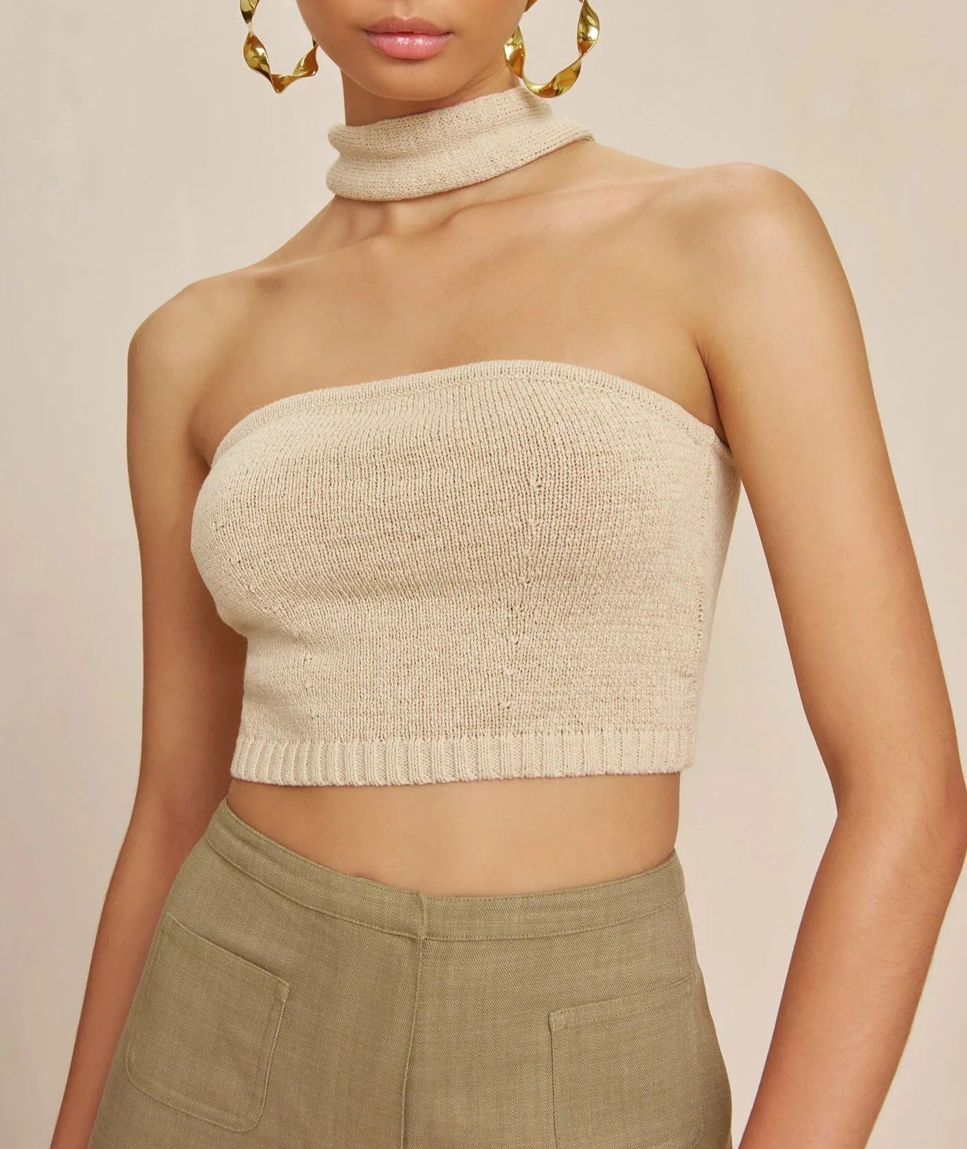 Cult Gaia - Sorine Knit Top - Beach