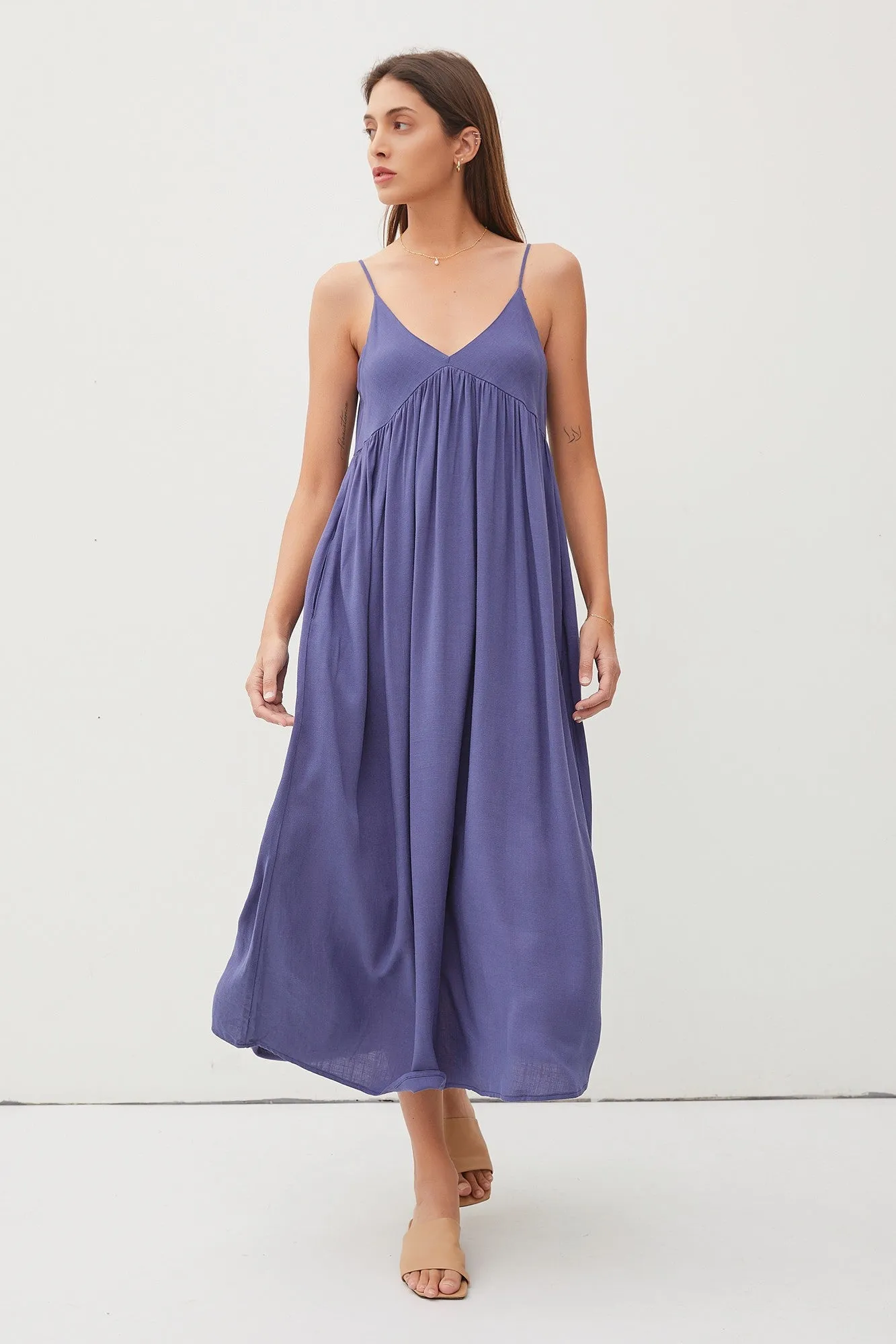 EMPIRE WAIST MAXI DRESS