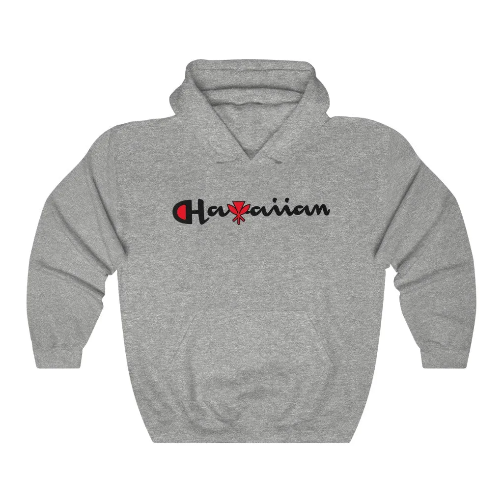 Hawaiian Kanaka Black  Heavy Blend Hooded Sweatshirt