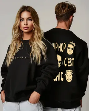 Hip Hop C'est Chic Sweater Black