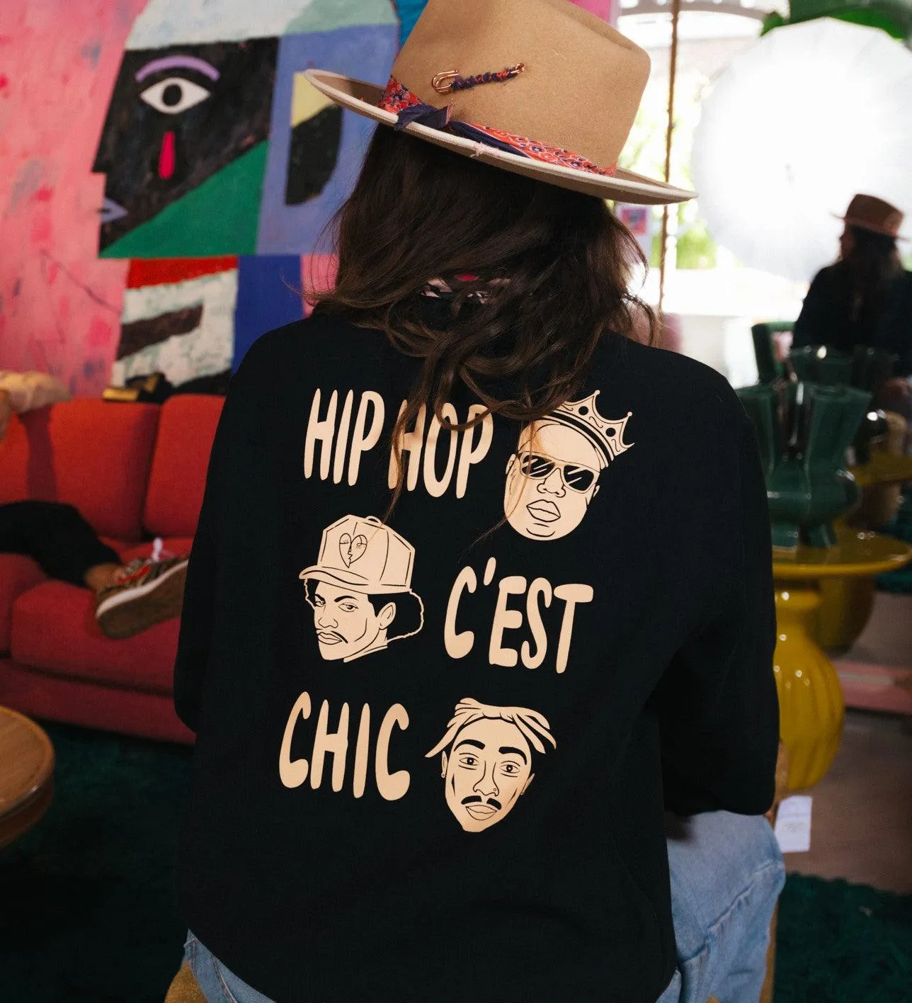 Hip Hop C'est Chic Sweater Black