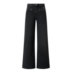 ISABEL MARANT Lemony High-Rise Denim Jeans - Black