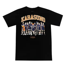 Karasuno High Crows Black Tee