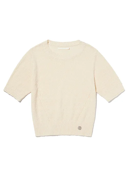 KIRSH  |[ KIRSH ]★24SS★COLLECTION HALF SLEEVE CROP KNIT