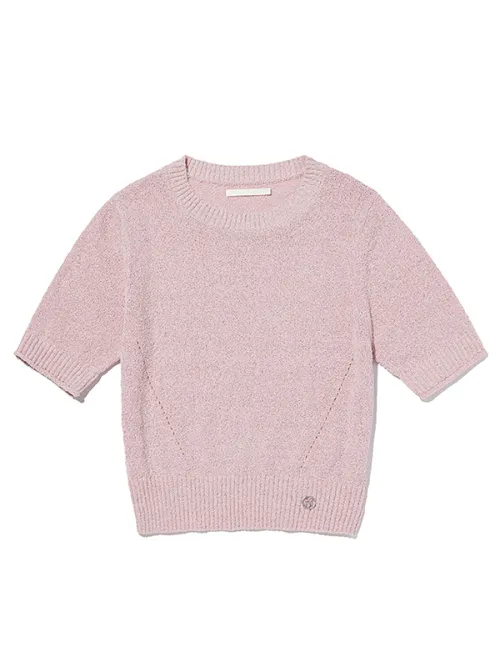 KIRSH  |[ KIRSH ]★24SS★COLLECTION HALF SLEEVE CROP KNIT