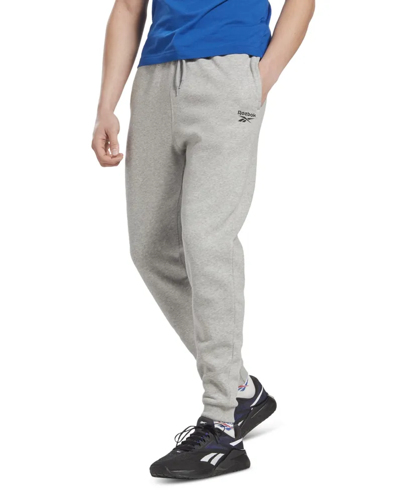 Macy's Reebok Men's Identity Classic Fleece Drawstring-Waist Logo Jogger Pants