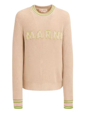 Marni 'Logo' Knit Crewneck Sweater