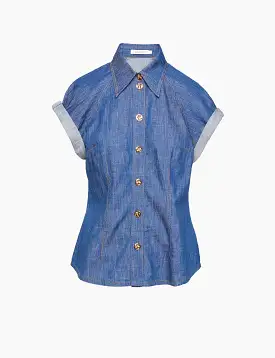 Matchmaker Denim Blouse