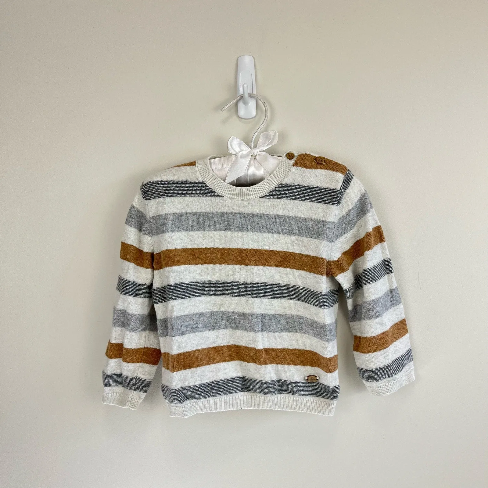 Mayoral Striped Crewneck Sweater 18 Months