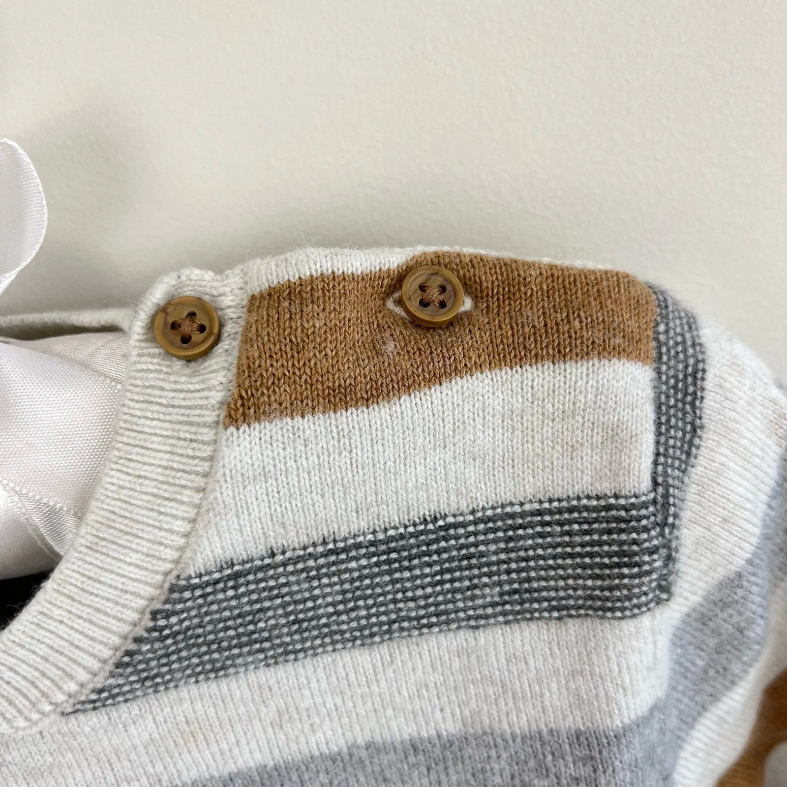 Mayoral Striped Crewneck Sweater 18 Months