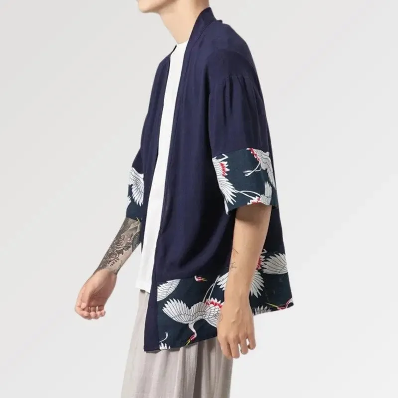 Men Kimono Cardigan 'Hisashi'