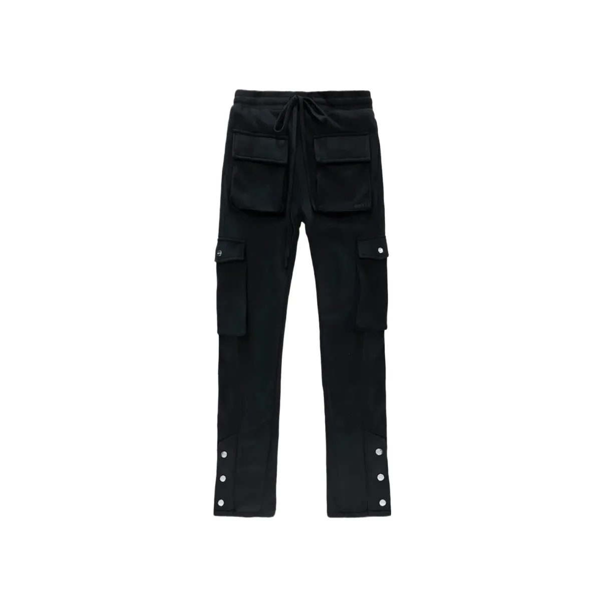 Mouty Black Fleece Cargo Pants