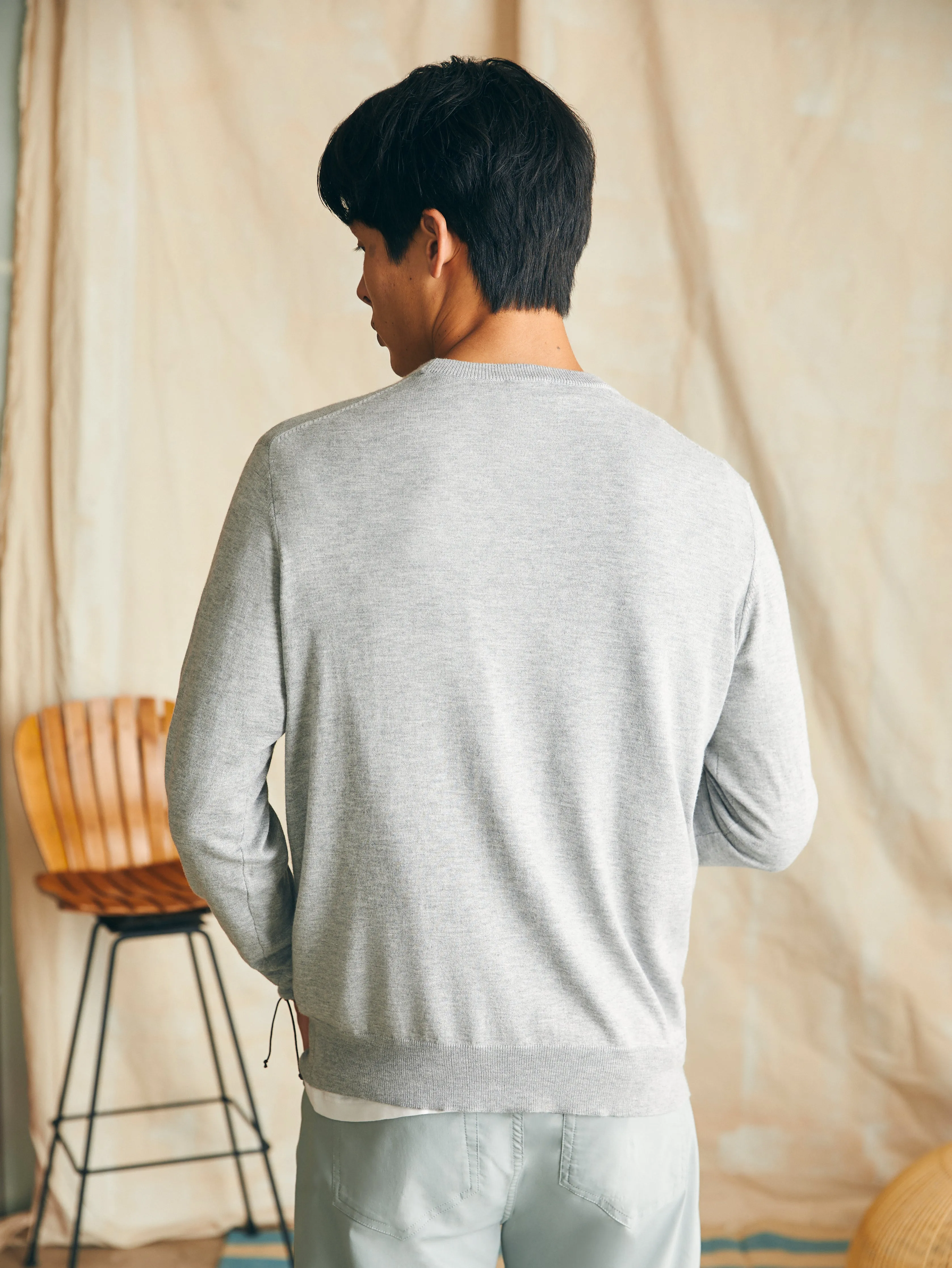 Movement Crewneck Sweater - Mineral Grey Heather