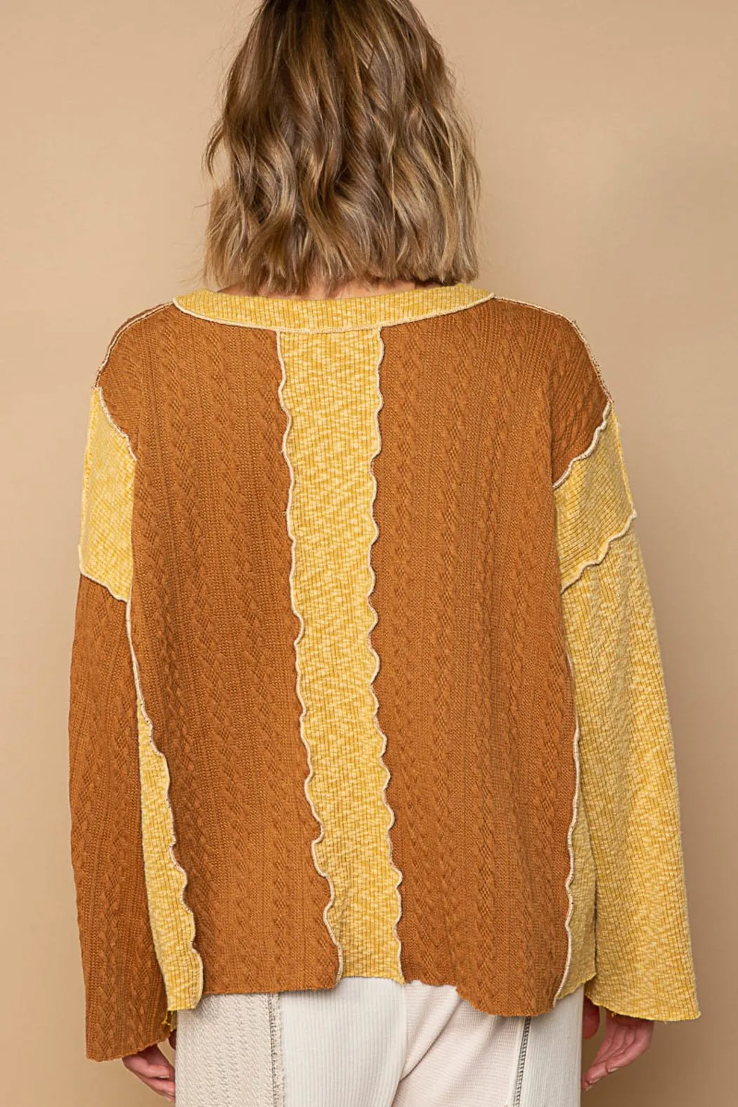 Mustard & Choco Sweater