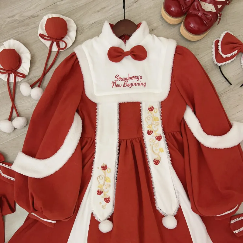 New Year's Red Lolita Dress