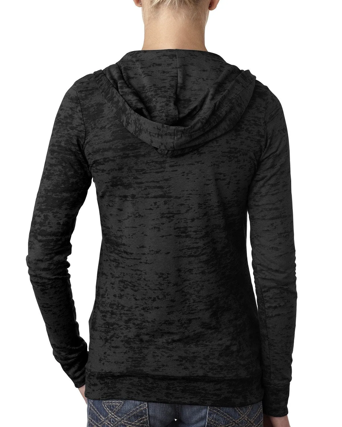 Next Level Burnout Hoody 6521 Black