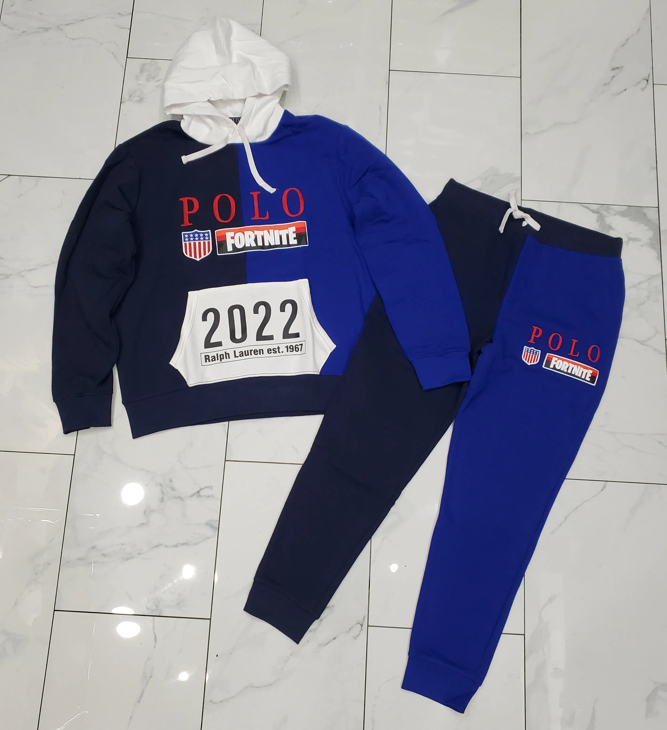 Nwt Polo Ralph Lauren Stadium Fortnite Hoody WITH Matching Fortnite Joggers