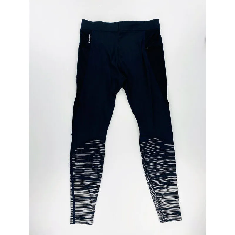 Odlo  Tight Zeroweight Warm Reflect - Pantaloni da corsa - Uomo di seconda mano - Nero - S