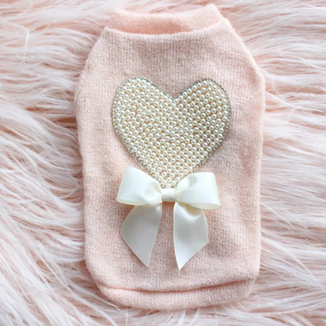 Pearl Heart Sweater