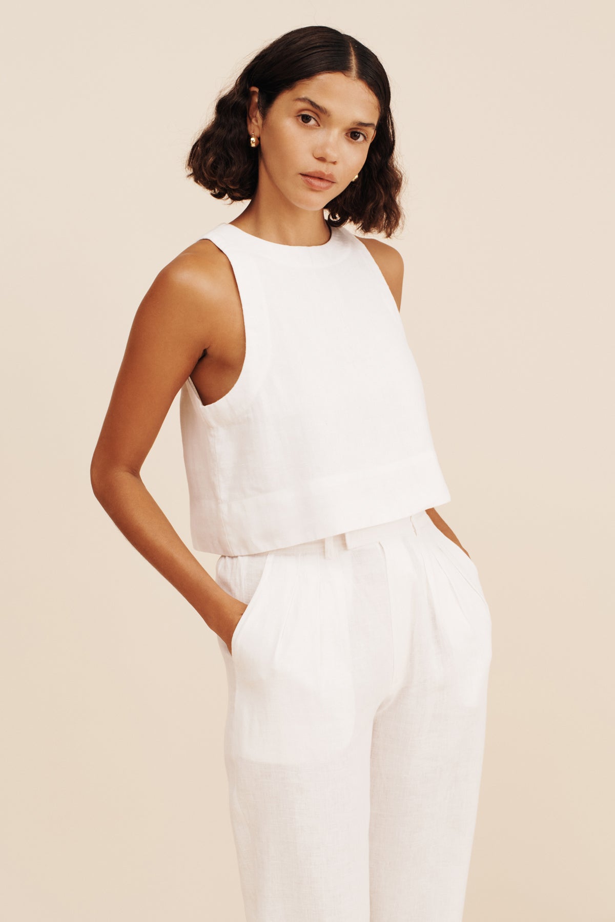 POPPY TOP - IVORY