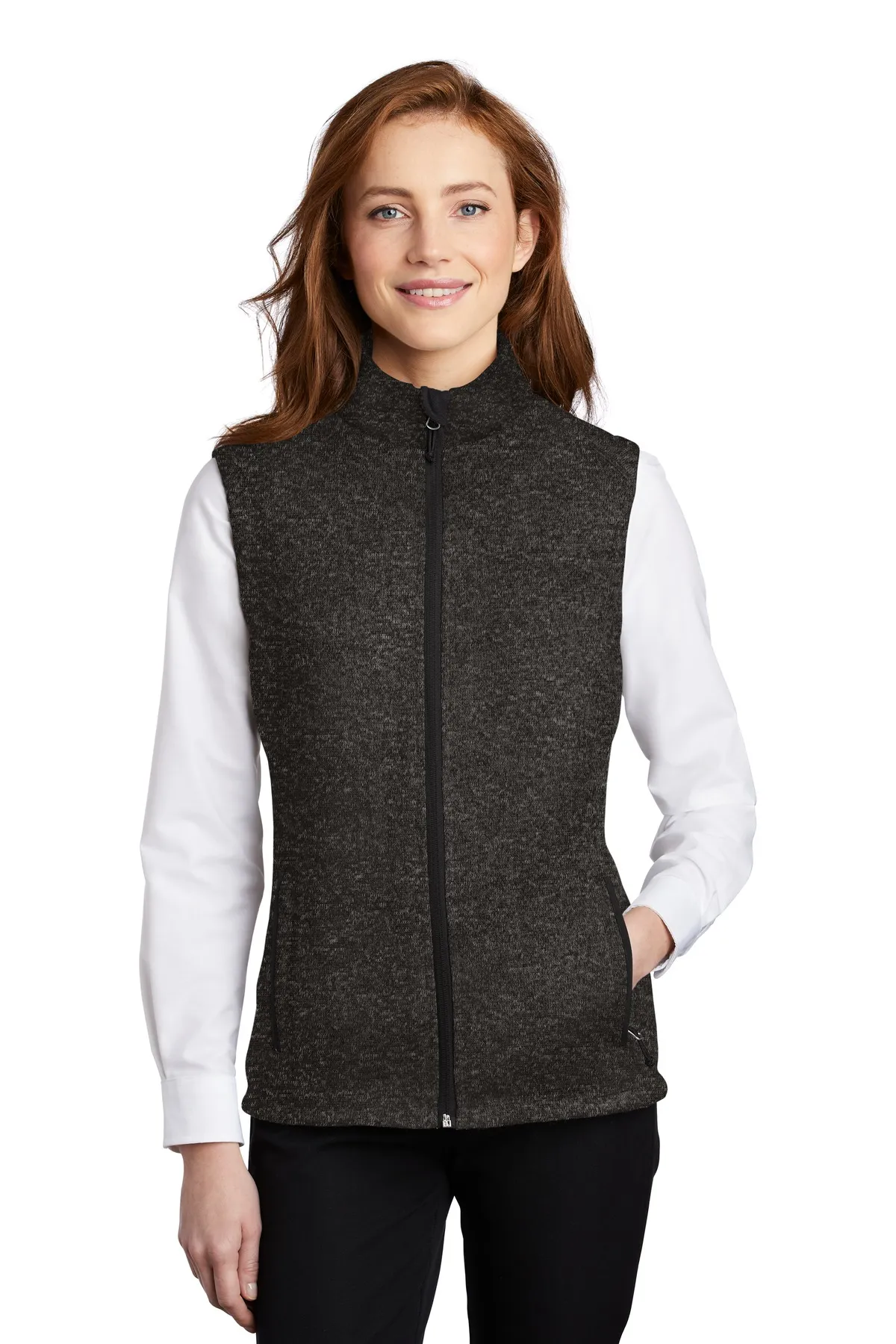 Port Authority L236 Ladies Sweater Fleece Vest