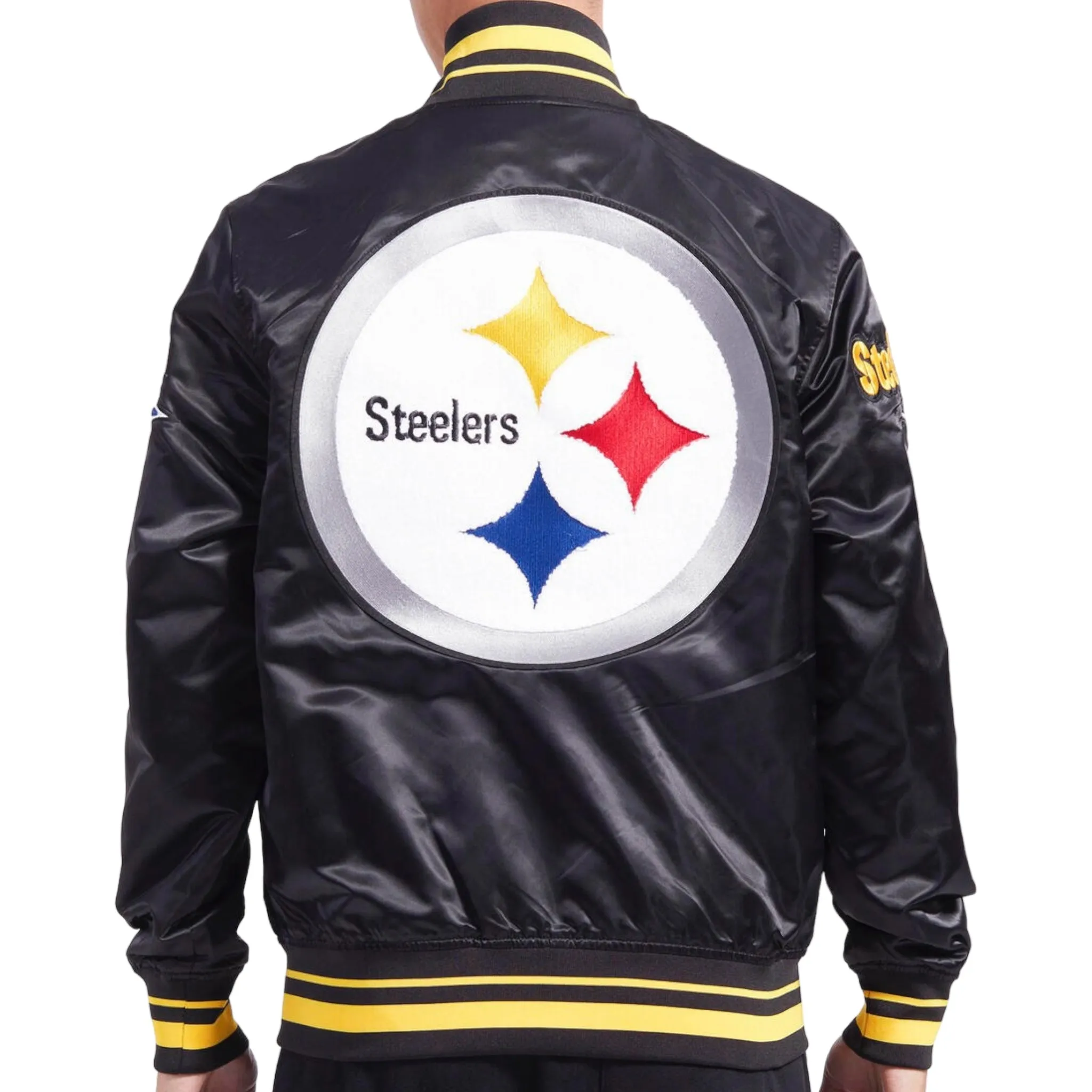 PRO STANDARD: Steelers Mash Up Satin Jacket