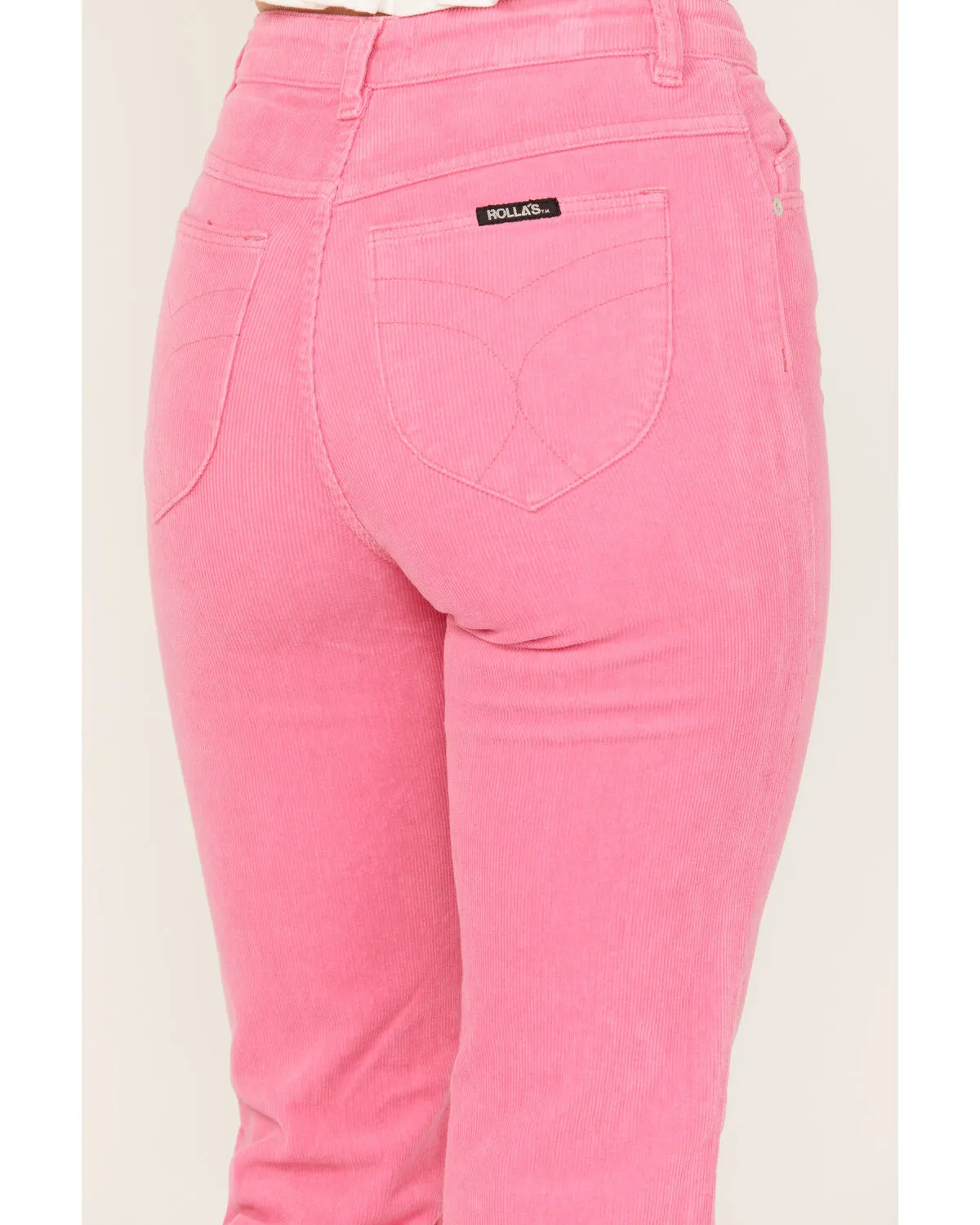 Product Name:  Rolla's Women's Mid Rise Thin Wale Corduroy Stretch Straight Jeans