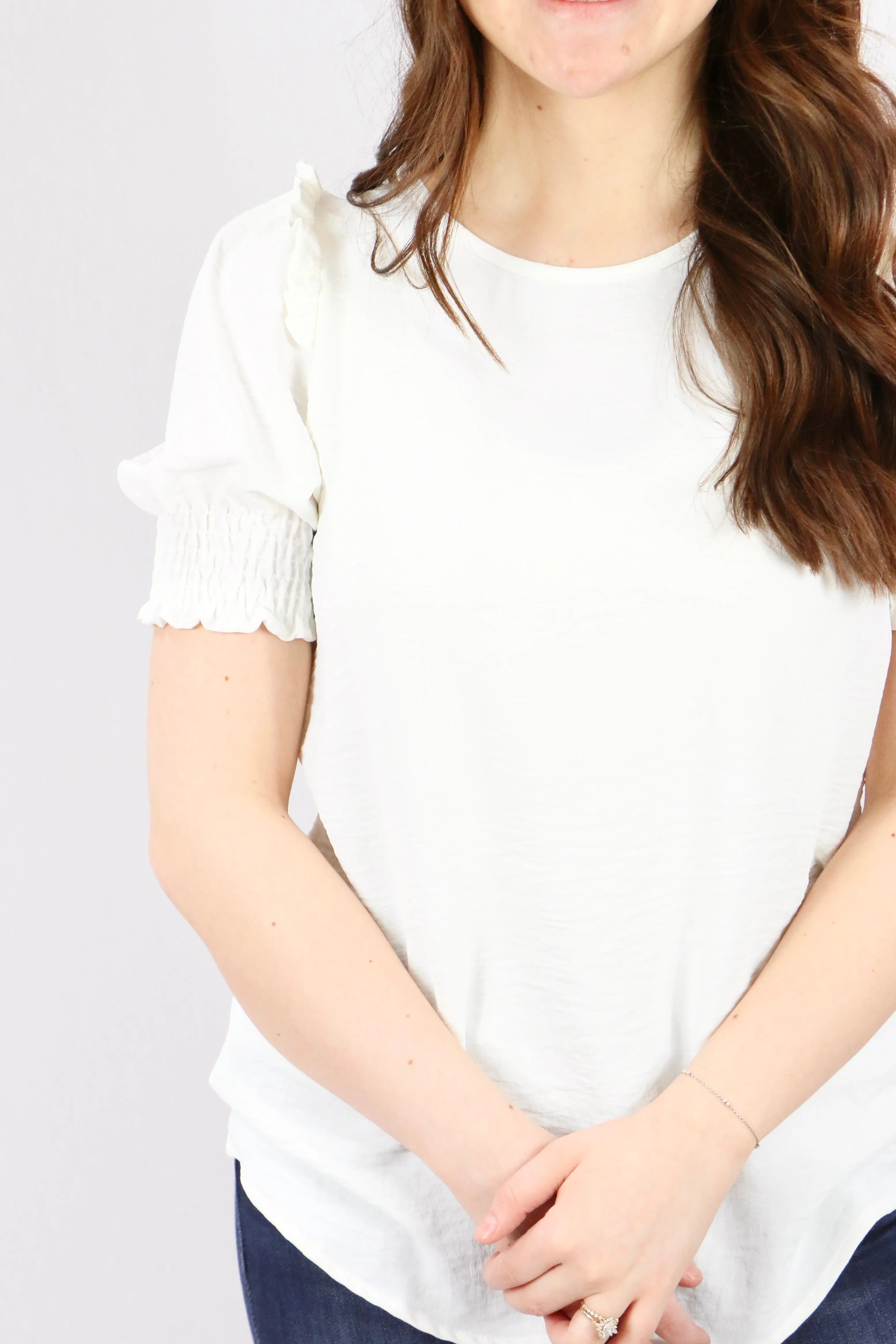 *RESTOCK* Rigby Top - Ivory