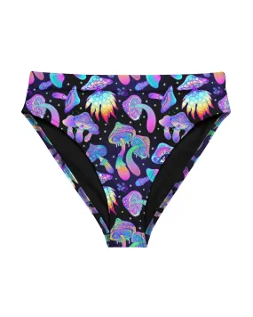 Shroomin Black High Waisted Bottoms